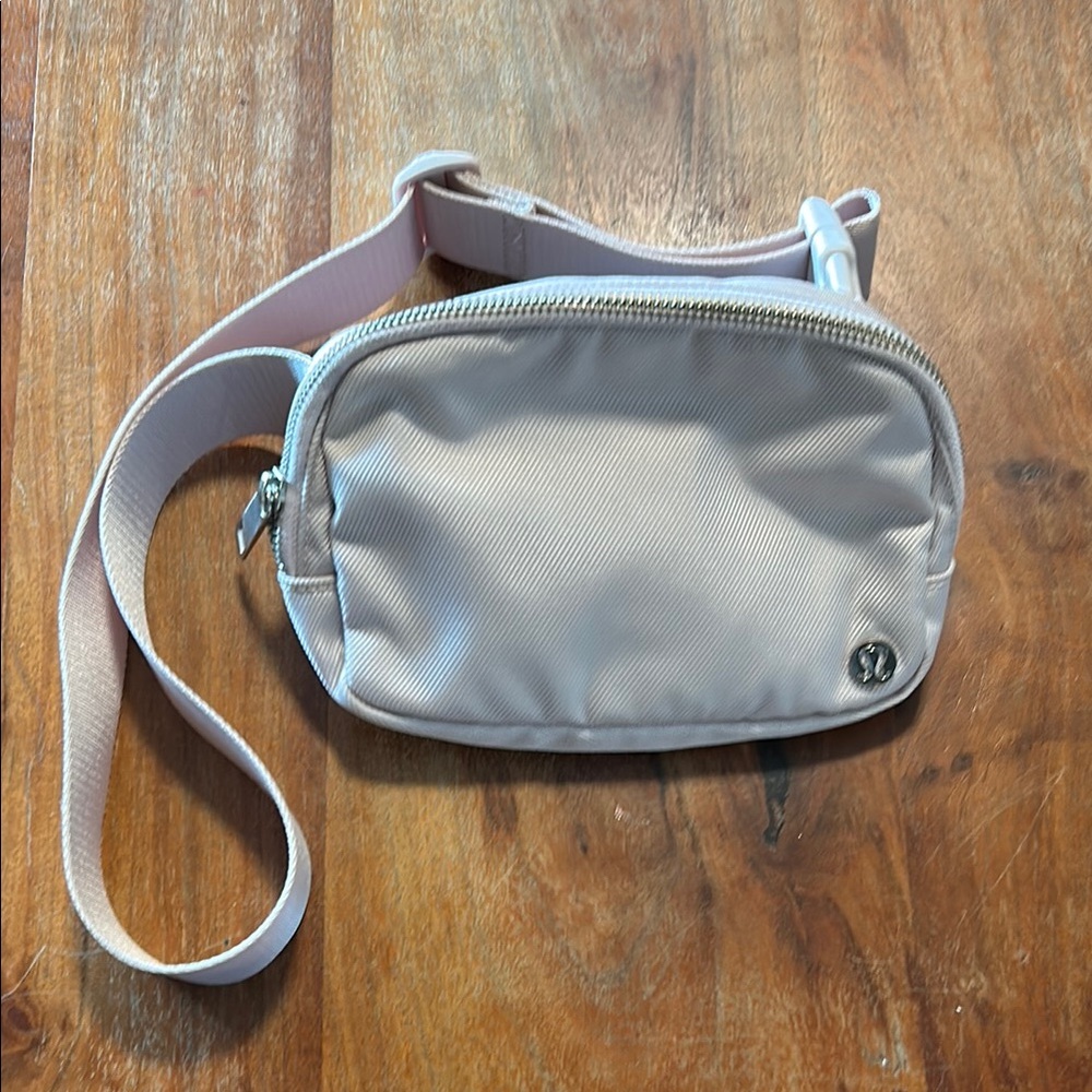 Lululemon Athletica Pink Crossbody Bag with Adjustable Strap